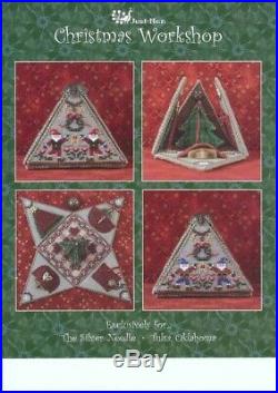 Just Nan CHRISTMAS WORKSHOP Silver Needle Exclusive Cross Stitch Kit RARE
