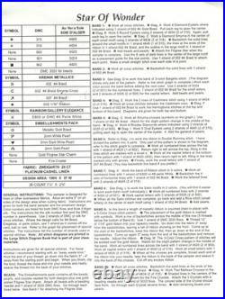 Just Nan Cross Stitch Kit Star of Wonder Class Project Complete Charms Silk