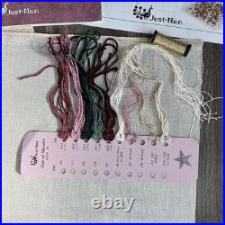 Just Nan Cross Stitch Kit Star of Wonder Class Project Complete Charms Silk