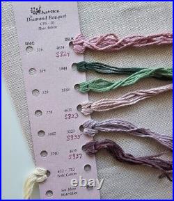 Just Nan Diamond Bouquet Embroidery Cross Stitch Kit Class Project Series