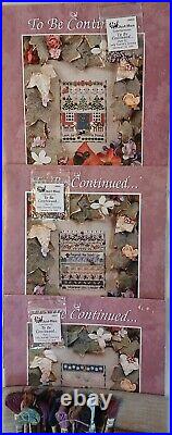 Just Nan Lady Scarlets Journey To Be Continued 3 Parts Cross Stitch Complete KIT