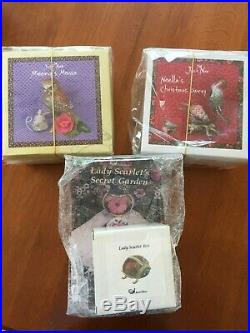 Just Nan Rare Kits Minerva's Mouse, Noella's Christmas Berry, LS Secret Garden