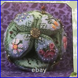 Just Nan Twilight Pearls Leaf Ball Chart w LADYBUG PIN & Charms / Pearl Beads