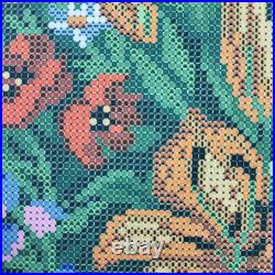 Kit Bead Embroidery Alpine Lilies DIY Craft Kit stamped Bead Needlepoint