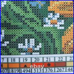 Kit Bead Embroidery Alpine Lilies DIY Craft Kit stamped Bead Needlepoint