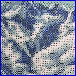 Kit Bead Embroidery Alpine Lilies DIY Craft Kit stamped Bead Needlepoint