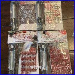 Kreinik cross stitch Stitch-A-Pen Kits Lot Of 11 New In Package