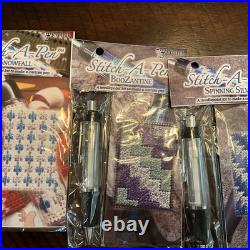 Kreinik cross stitch Stitch-A-Pen Kits Lot Of 11 New In Package