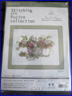 LECIEN Cross-stitch Embroidery Kit Fujico Collection From Autumn Garden Cosmo