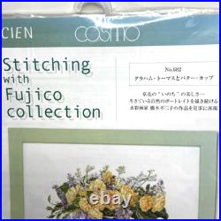 LECIEN Cross-stitch embroidery kit Fujico Collection'Graham Thomas & buttercup LECIEN Cross-stitch embroidery kit Fujico Collection'Graham Thomas & buttercup