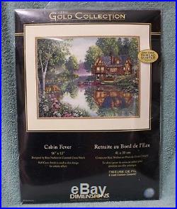LOT OF 4 GOLD COLLECTION cross stitch kits TWILIGHT WINTER'S HUSH & MORE NEW