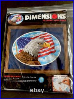 LOT7 NEW VTG CROSS STITCH KITS Dimensions Designs, Hometown, JanLynn Baby Hugs
