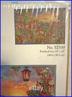 Lady And The Tramp cross stitch Kit, Disney Dreams Collection By Thomas Kinkade