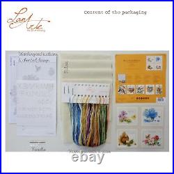 Lanarte Counted Cross Stitch Kit 4 Seasons Set of 4, 18 x 16cm, N