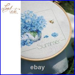 Lanarte Counted Cross Stitch Kit 4 Seasons Set of 4, 18 x 16cm, N