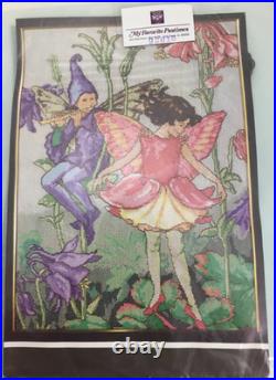 Lanarte Cross Stitch Kit Fairy Pixie with Thread Vintage Beautiful Rare #33385 Lanarte Cross Stitch Kit Fairy Pixie with Thread Vintage Beautiful Rare #33385