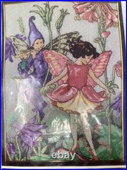 Lanarte Cross Stitch Kit Fairy Pixie with Thread Vintage Beautiful Rare #33385 Lanarte Cross Stitch Kit Fairy Pixie with Thread Vintage Beautiful Rare #33385