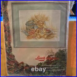 Lanarte Cross Stitch Kit Teddy Bear Books and Pencils 34187 Retired NIP Rare