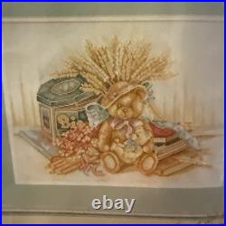 Lanarte Cross Stitch Kit Teddy Bear Books and Pencils 34187 Retired NIP Rare