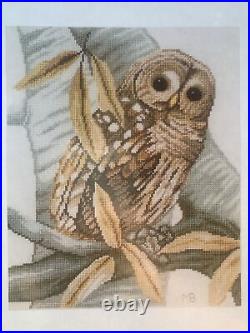 Lanarte Marjolein Bastin Cross Stitch Kit Owl And Autumn Leaves NEW