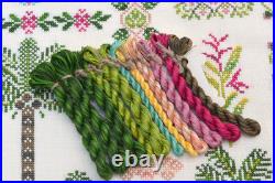 Large Cross Stitch Embroidery Kit 39.5 cm, Zweigart Cashel 28ct, Hand Dyed DIY