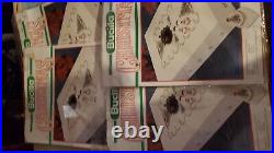 Large lot of Vintage Cross Stitch Items Bucilla Stamped Kits Christmas Theme