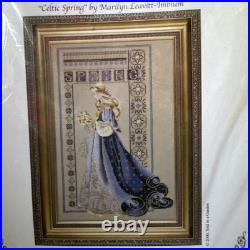 Lavender & Lace Celtic Spring Counted Cross Stitch Kit SEALED LL-50 11x17 2000 Lavender & Lace Celtic Spring Counted Cross Stitch Kit SEALED LL-50 11x17 2000