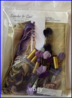 Lavender & Lace Celtic Spring Counted Cross Stitch Kit SEALED LL-50 11x17 2000 Lavender & Lace Celtic Spring Counted Cross Stitch Kit SEALED LL-50 11x17 2000
