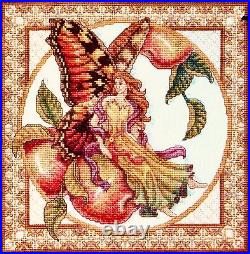 Leisure Arts Teresa Wentzler AUTUMN FAERIE Counted Cross Stitch Kit Vintage New