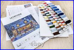 LetiStitch Counted Cross Stitch Kit Cottage Glow L8030