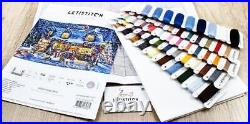 LetiStitch Counted Cross Stitch Kit Cottage Glow L8030