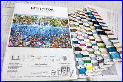 LetiStitch Counted Cross Stitch Kit Pirate Island L8036