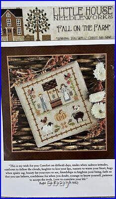 Little House Needleworks Fall On The Farm Complete Kit NEW