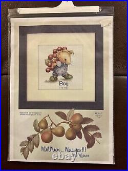 Lot 3 Maria van Scharrenburg Little Mouse Cross Stitch Kit Joost, Boy, & Marri