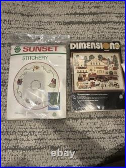 Lot Of 14 Cross Stitch Embroidery Kits