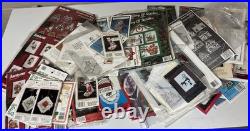 Lot Of 97 Open Used Cross Stitch Kits / Patterns Vintage CHRISTMAS WINTER THEME