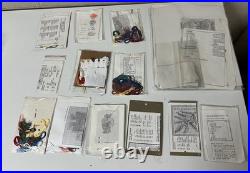 Lot Of 97 Open Used Cross Stitch Kits / Patterns Vintage CHRISTMAS WINTER THEME