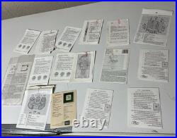 Lot Of 97 Open Used Cross Stitch Kits / Patterns Vintage CHRISTMAS WINTER THEME