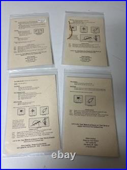 Lot Of 97 Open Used Cross Stitch Kits / Patterns Vintage CHRISTMAS WINTER THEME