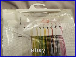 Lot of 2 Lanarte Flowers On Bench and Daffodils On Table Cross Stitch Kits (New)