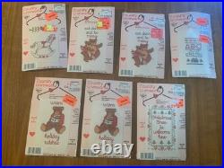 Lot of 37 Vintage 90s Christmas Cross Stitch Kit Framed Ornament Trim N Wire Lot of 37 Vintage 90s Christmas Cross Stitch Kit Framed Ornament Trim N Wire
