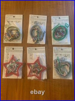 Lot of 37 Vintage 90s Christmas Cross Stitch Kit Framed Ornament Trim N Wire Lot of 37 Vintage 90s Christmas Cross Stitch Kit Framed Ornament Trim N Wire
