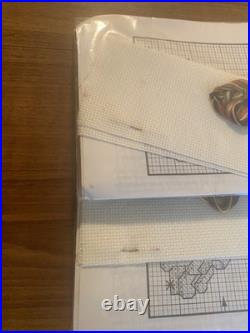 Lot of 37 Vintage 90s Christmas Cross Stitch Kit Framed Ornament Trim N Wire Lot of 37 Vintage 90s Christmas Cross Stitch Kit Framed Ornament Trim N Wire