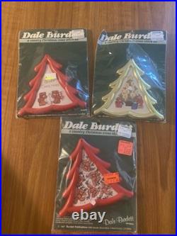 Lot of 37 Vintage 90s Christmas Cross Stitch Kit Framed Ornament Trim N Wire Lot of 37 Vintage 90s Christmas Cross Stitch Kit Framed Ornament Trim N Wire