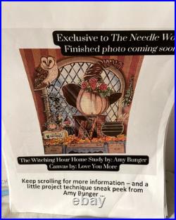 Love You More THE WITCHING HOUR Needlepoint KIT with Amy Bunger Stitch Guide