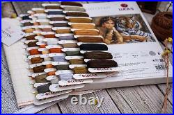 Luca-S Counted Cross-Stitch Kit The Indian Princess and The Royal Tiger BU5060L