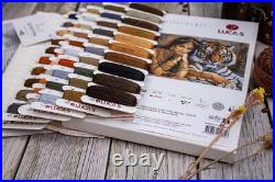 Luca-S Counted Cross-Stitch Kit The Indian Princess and The Royal Tiger BU5060L