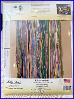 MCG Textiles Cross Stitch Disney Dreams Thomas Kinkade Snow White Cottage 52500
