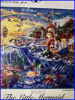 MG Textiles Disney Dreams Collection Little Mermaid Counted Cross Stitch 16x12