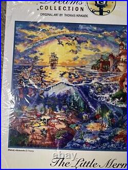 MG Textiles Disney Dreams Collection Little Mermaid Counted Cross Stitch 16x12